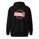 Vet Receptionist circle two paws Unisex Zip Hoodie-I love Veterinary
