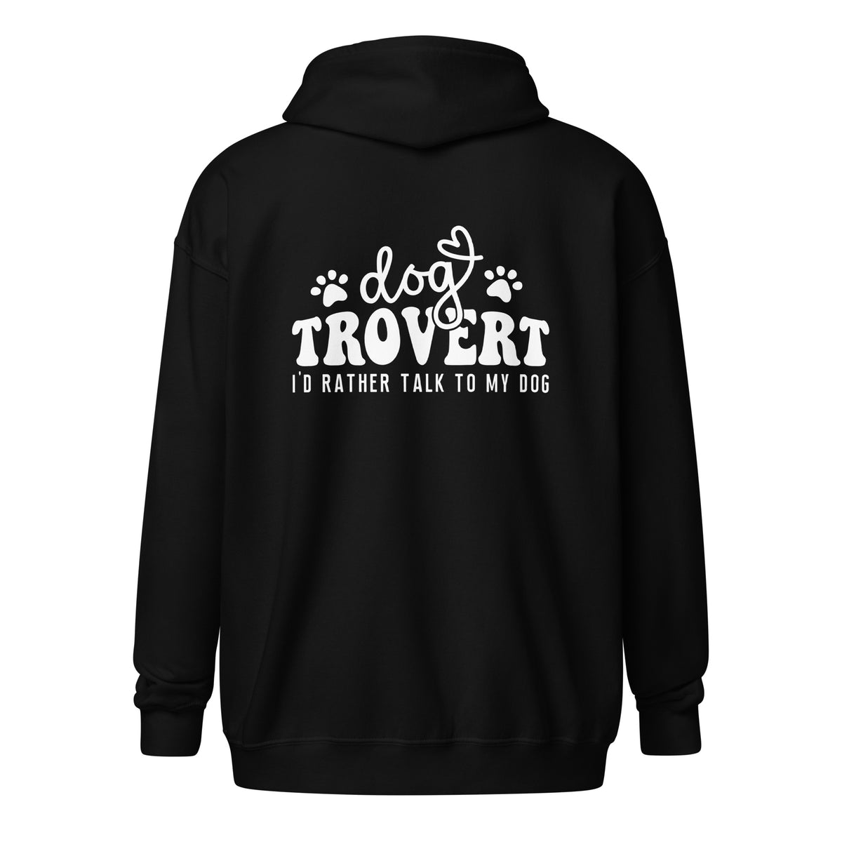 I'd rather talk to my Dog Unisex Zip Hoodie-I love Veterinary