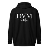 DVM to be Unisex Zip Hoodie-I love Veterinary
