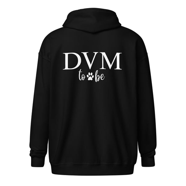 DVM to be Unisex Zip Hoodie-I love Veterinary