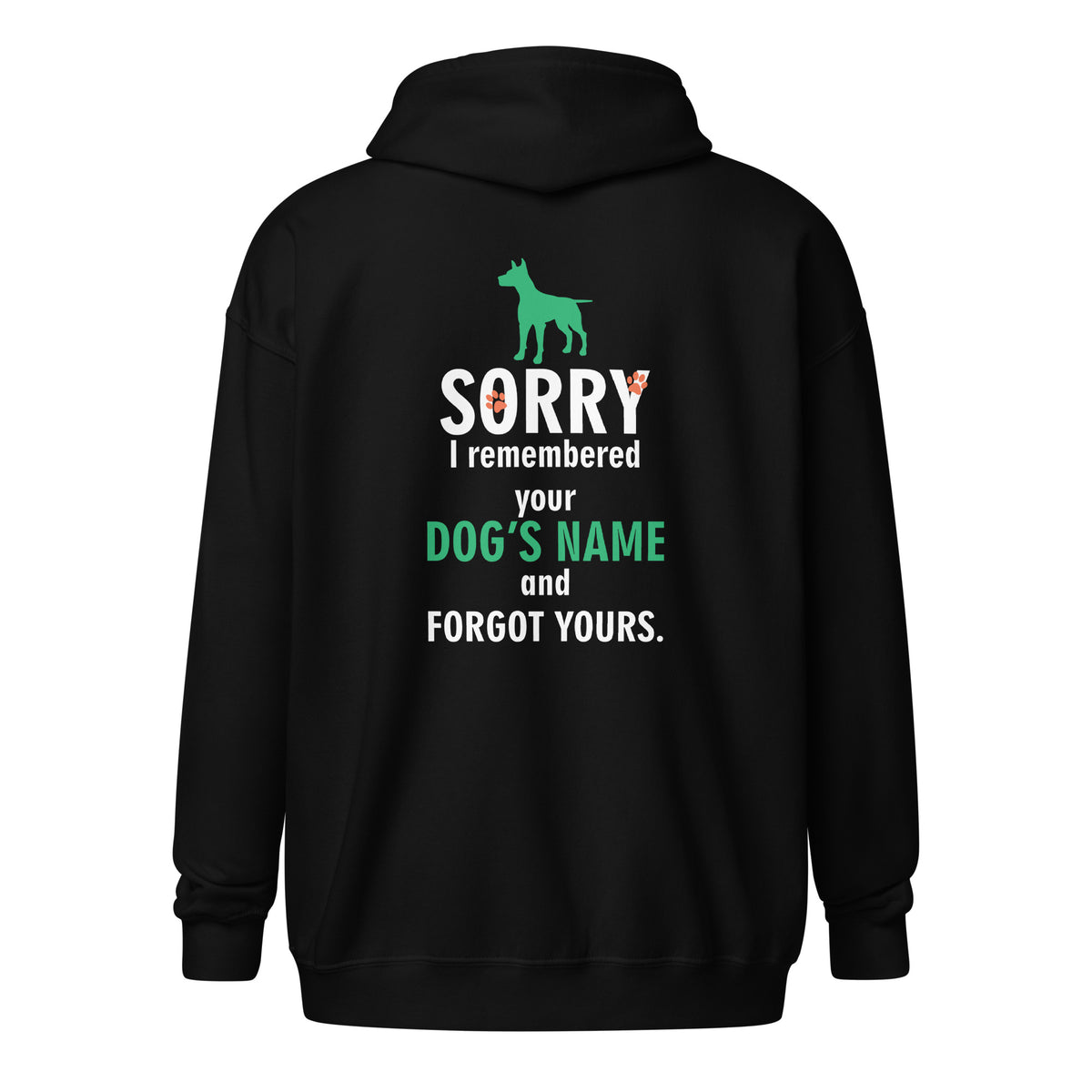 I remembered your dogs name Unisex Zip Hoodie