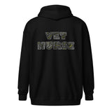 Vet Nurse Typography Unisex Zip Hoodie