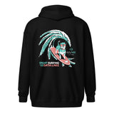 ezyVet Surf Dog Unisex zip hoodie