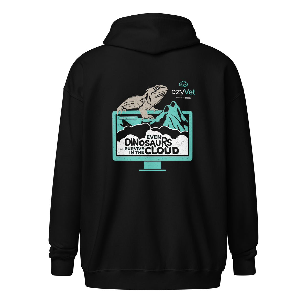 ezyVet Tuatara Unisex Zip Hoodie