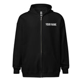 Personalize with your name - Love Dog and Cat Unisex heavy blend zip hoodie-Heavy Blend Adult Zip Hoodie | Gildan G18600-I love Veterinary