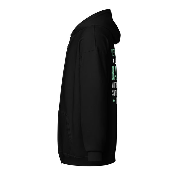 Vet Receptionist because badass mother fucker isn't an official job title Unisex Zip Hoodie-Unisex Zip Hoodie | Gildan 18600-I love Veterinary