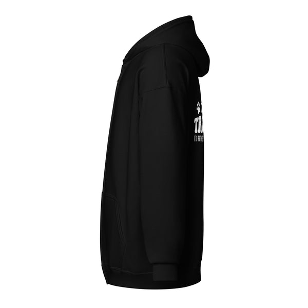 I'd rather talk to my Dog Unisex Zip Hoodie-I love Veterinary