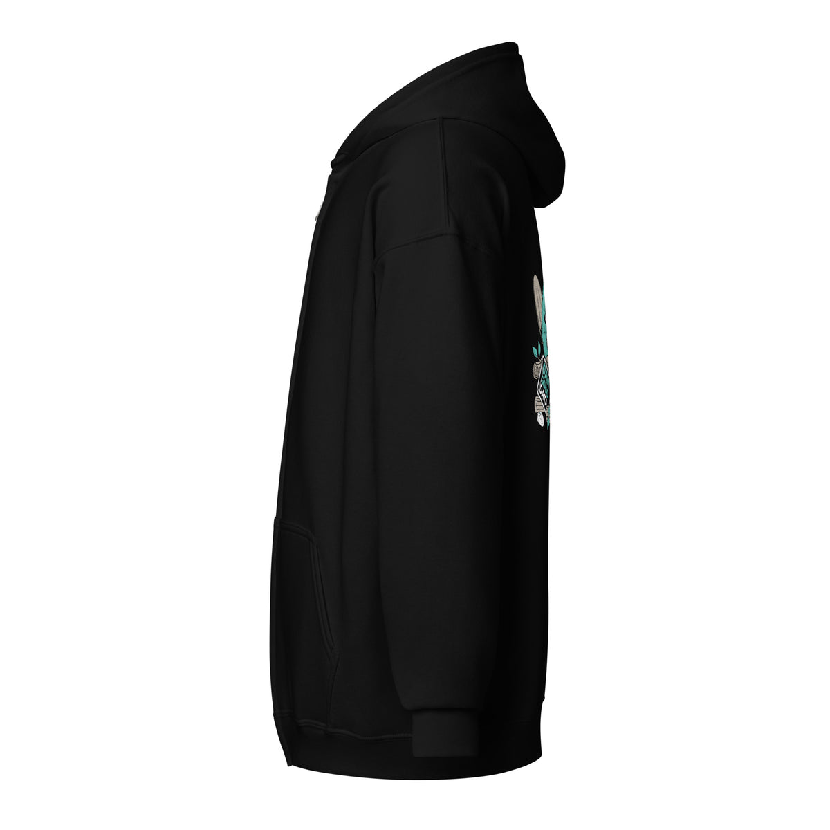ezyVet Beaver Unisex zip hoodie