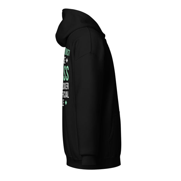 Vet Receptionist because badass mother fucker isn't an official job title Unisex Zip Hoodie-Unisex Zip Hoodie | Gildan 18600-I love Veterinary