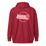 Vet Receptionist circle two paws Unisex Zip Hoodie-I love Veterinary
