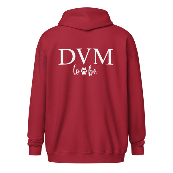 DVM to be Unisex Zip Hoodie-I love Veterinary