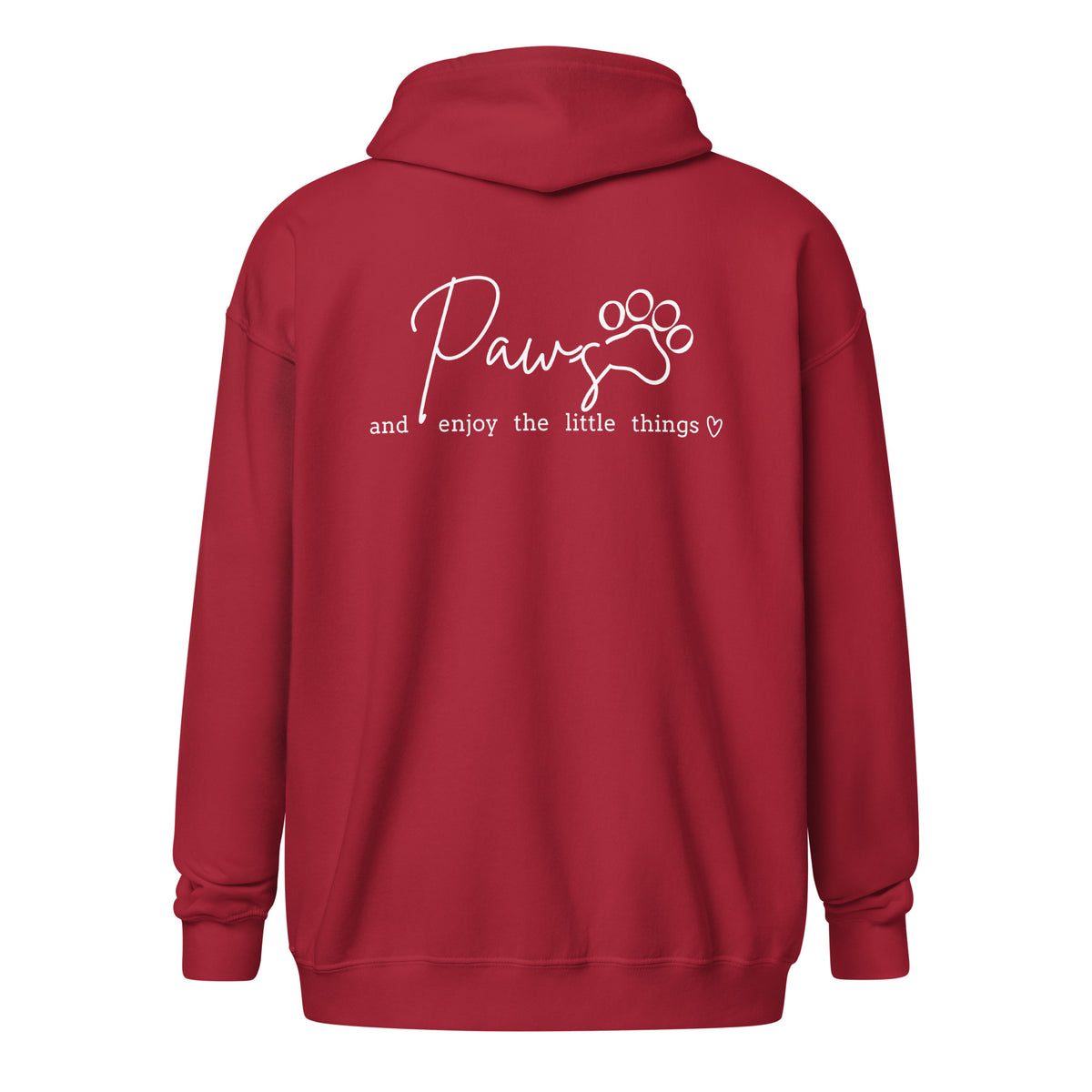 Paws and enjoy the little things Unisex Zip Hoodie-I love Veterinary