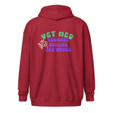 Vet Med because humans are gross Unisex Zip Hoodie-I love Veterinary