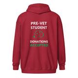 Pre - Vet Student Unisex Zip Hoodie
