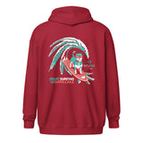 ezyVet Surf Dog Unisex zip hoodie