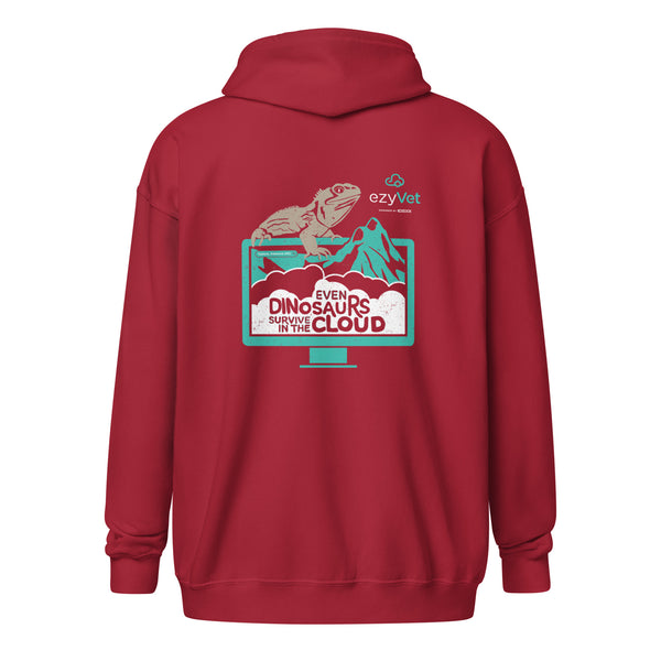 ezyVet Tuatara Unisex Zip Hoodie