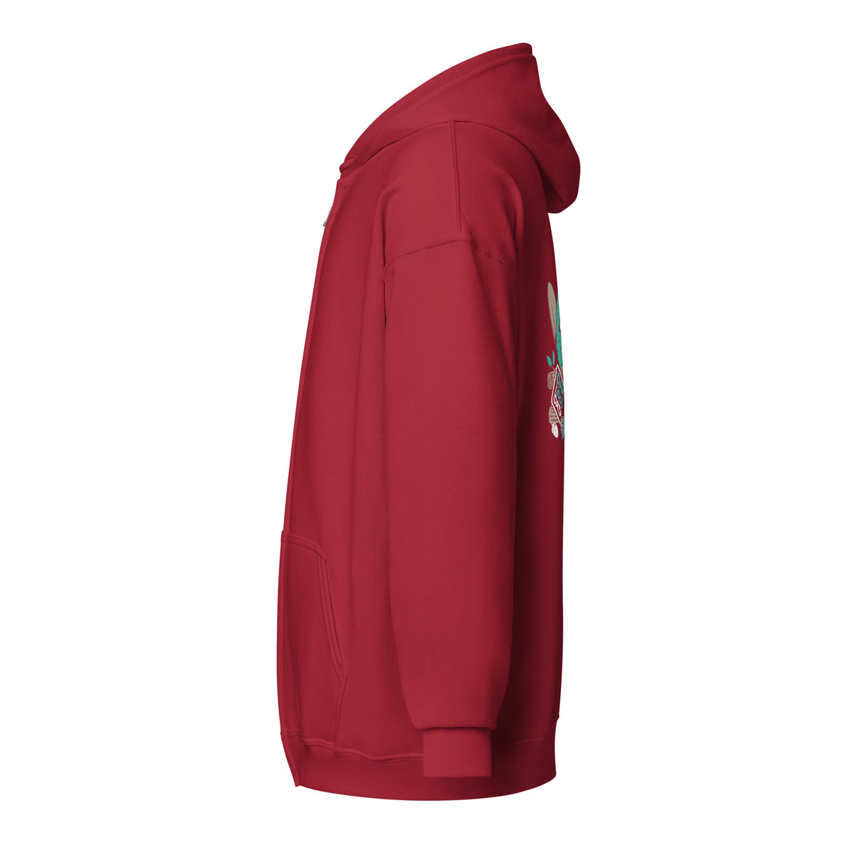 ezyVet Beaver Unisex zip hoodie
