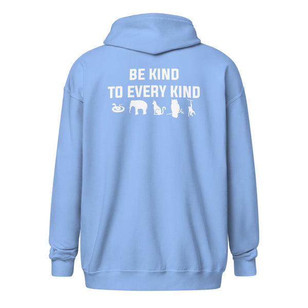Be Kind to every kind Unisex heavy blend zip hoodie-I love Veterinary
