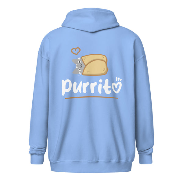 Purritto Unisex heavy blend zip hoodie-Unisex Zip Hoodie | Gildan 18600-I love Veterinary