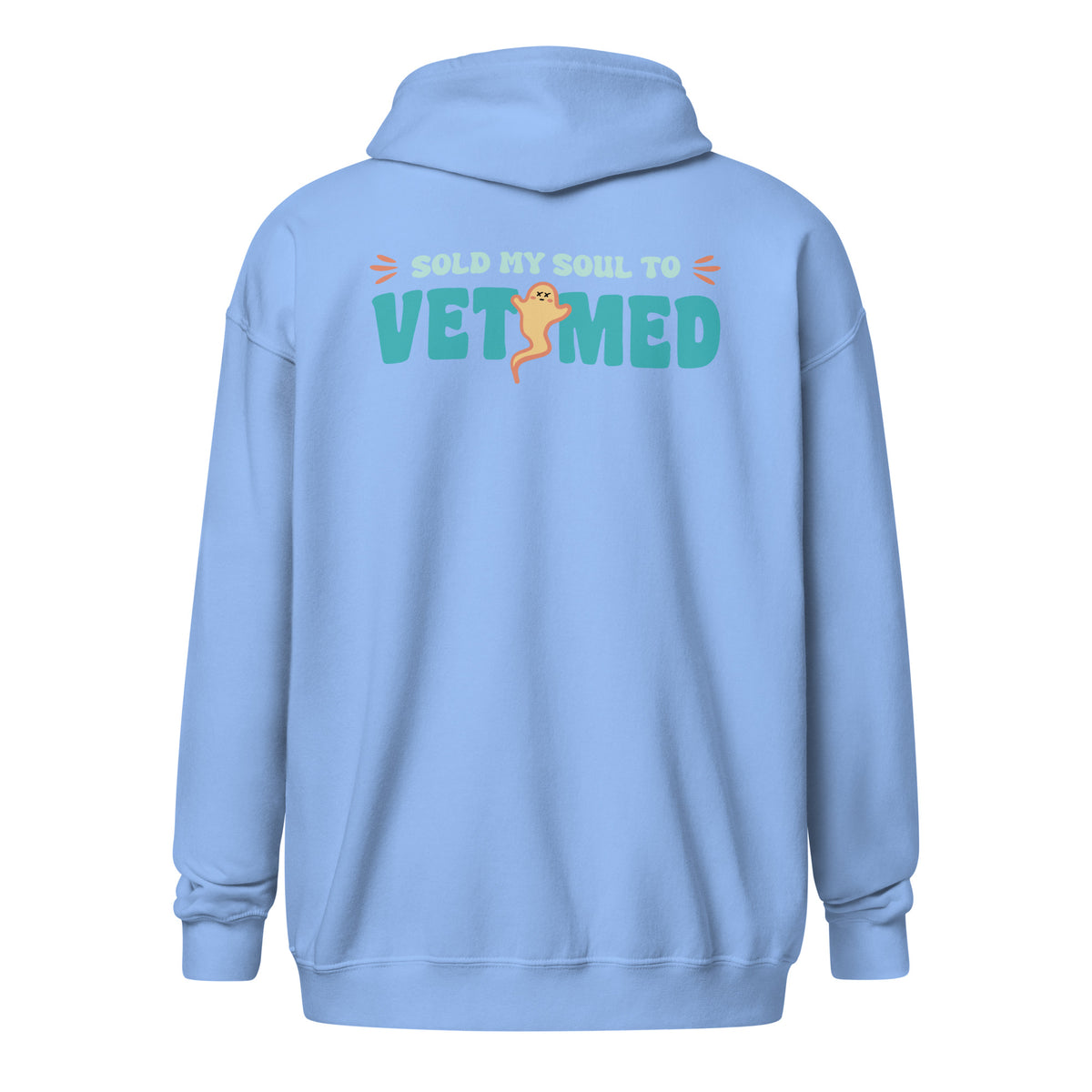 Sold my soul to VET MED Zip Hoodie-I love Veterinary