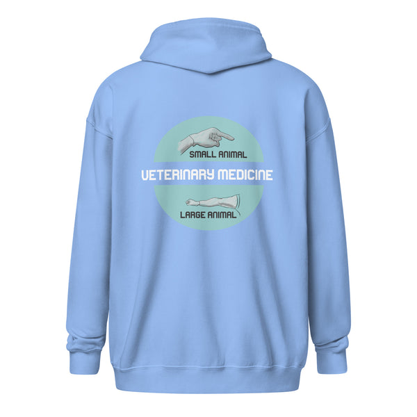 Veterinary Medicine - Small & Big animal Unisex Zip Hoodie-I love Veterinary