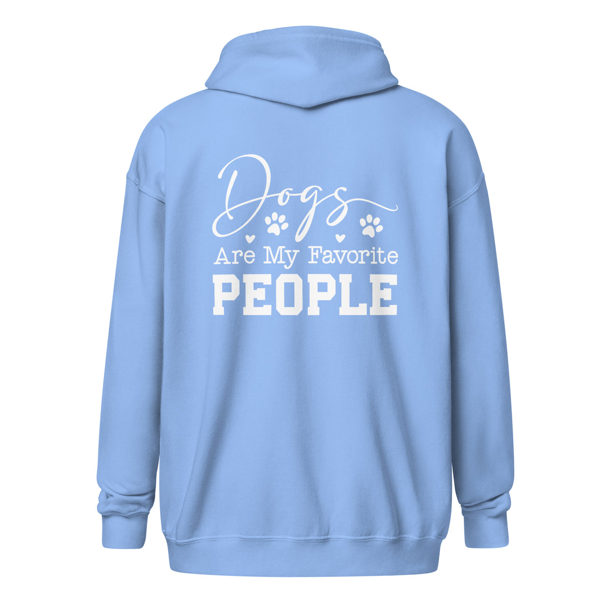 Dogs Are My Favorite People Unisex Zip Hoodie-I love Veterinary