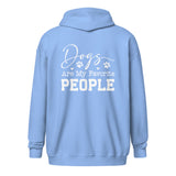 Dogs Are My Favorite People Unisex Zip Hoodie-I love Veterinary
