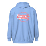 Vet Receptionist circle two paws Unisex Zip Hoodie-I love Veterinary