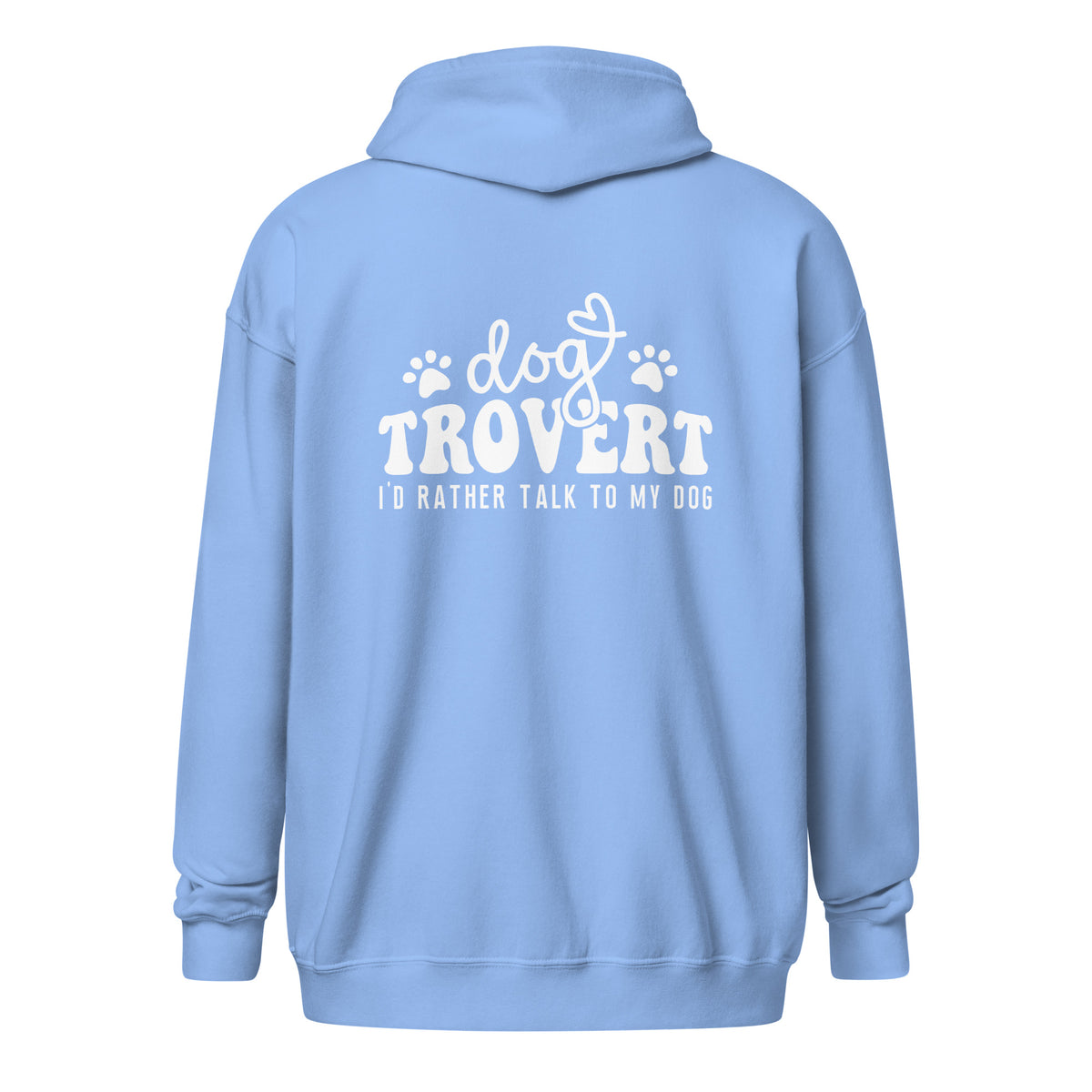 I'd rather talk to my Dog Unisex Zip Hoodie-I love Veterinary