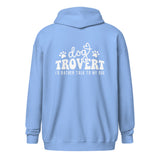 I'd rather talk to my Dog Unisex Zip Hoodie-I love Veterinary