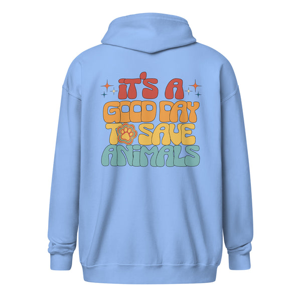 It's a good day to save animals Unisex Zip Hoodie-I love Veterinary