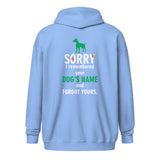 I remembered your dogs name Unisex Zip Hoodie