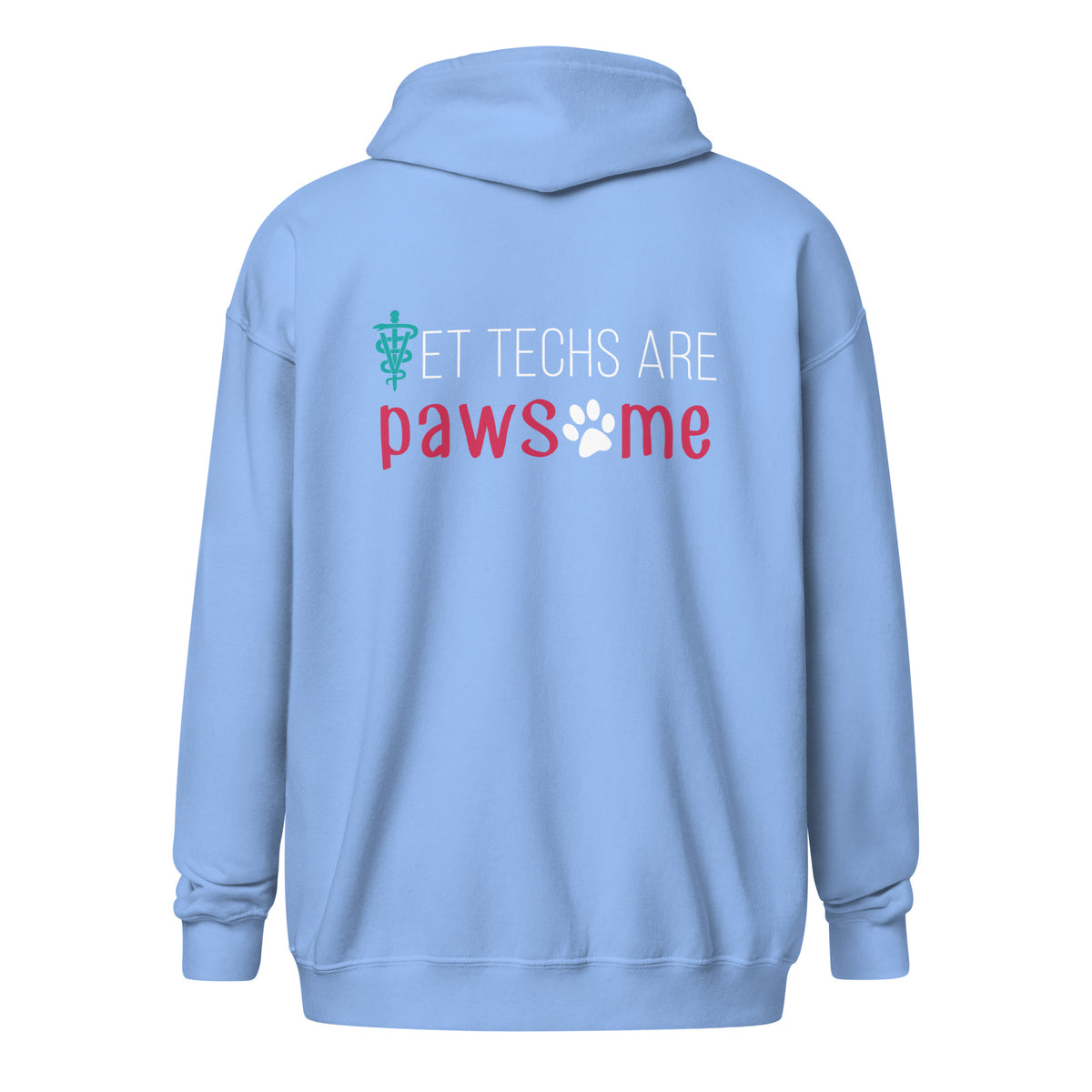 Vet Techs are pawsome Zip Hoodie