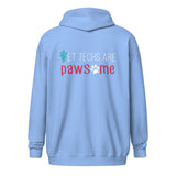 Vet Techs are pawsome Zip Hoodie