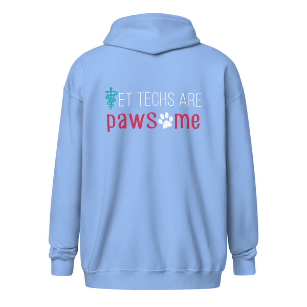 Vet Techs are pawsome Zip Hoodie