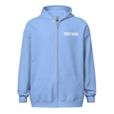 Personalize with your name - Love Dog and Cat Unisex heavy blend zip hoodie-Heavy Blend Adult Zip Hoodie | Gildan G18600-I love Veterinary