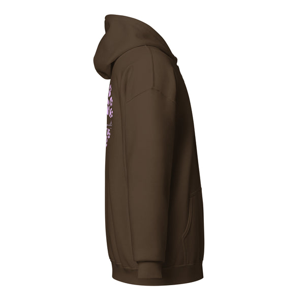 Vet Receptionist circle paws pattern Unisex Zip Hoodie-I love Veterinary