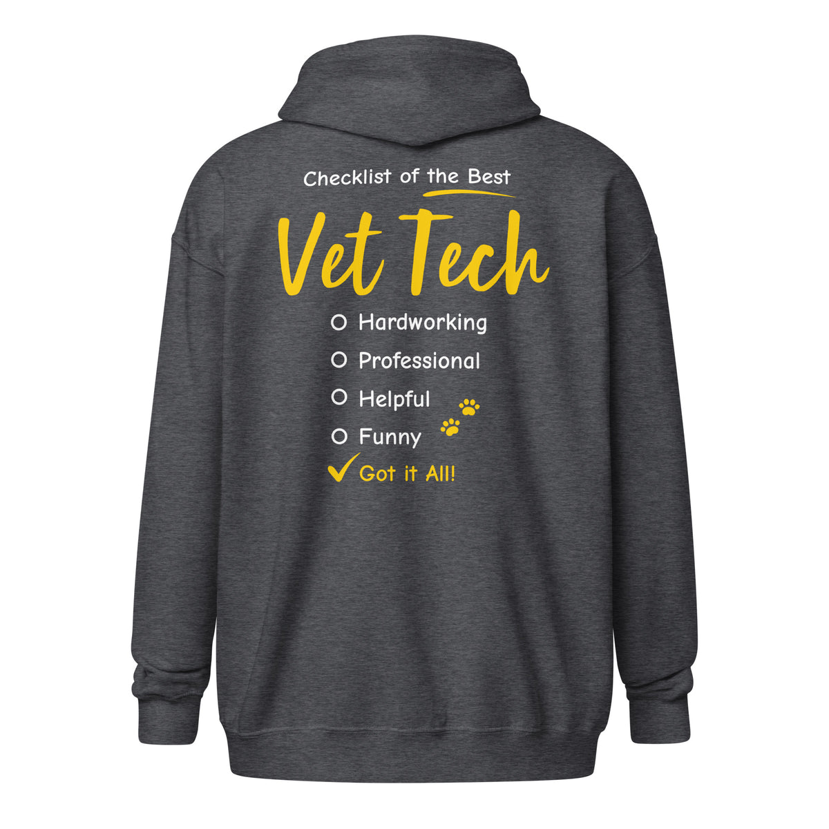 Checklist of the best Vet Tech Unisex heavy blend zip hoodie-Unisex Zip Hoodie | Gildan 18600-I love Veterinary