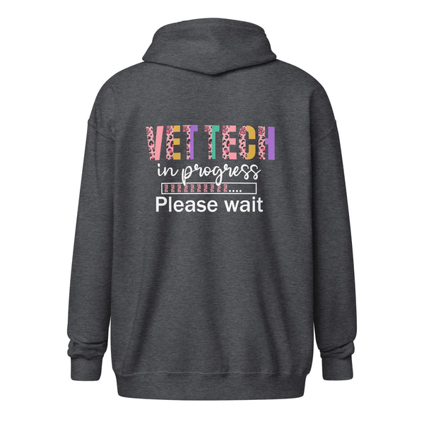 Vet Tech in Progress... Unisex Zip Hoodie-I love Veterinary
