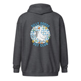 Silly Goose Vet Club Unisex Zip Hoodie-I love Veterinary