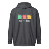 The woman, the wonder, the legend - the Vet Tech Unisex Zip Hoodie-I love Veterinary
