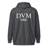 DVM to be Unisex Zip Hoodie-I love Veterinary