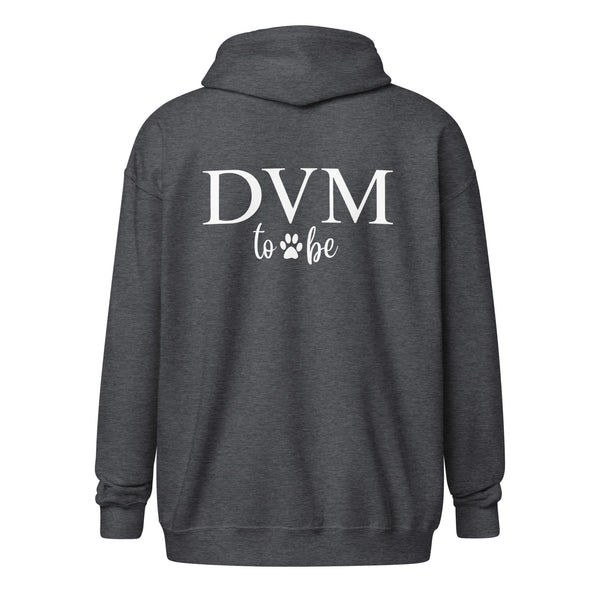 DVM to be Unisex Zip Hoodie-I love Veterinary