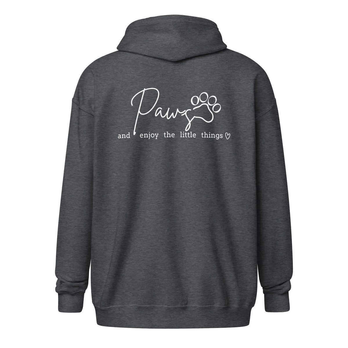 Paws and enjoy the little things Unisex Zip Hoodie-I love Veterinary