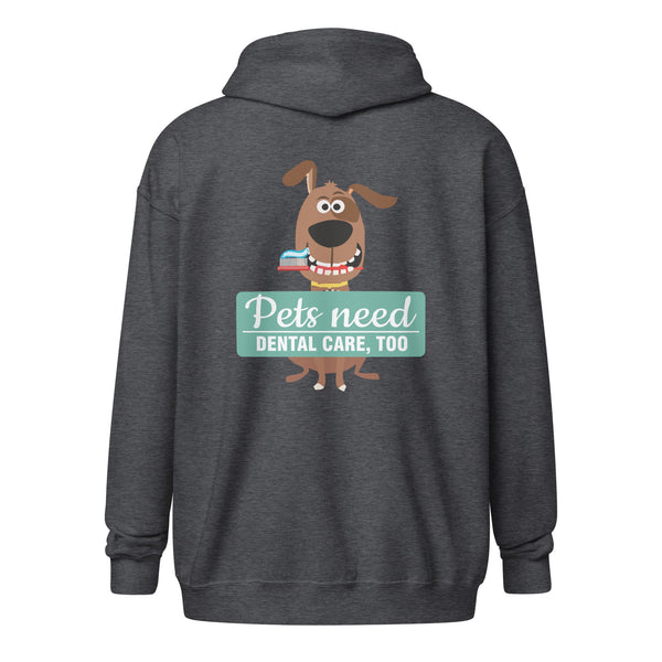 Veterinary - Pet Dental Health Unisex Zip Hoodie