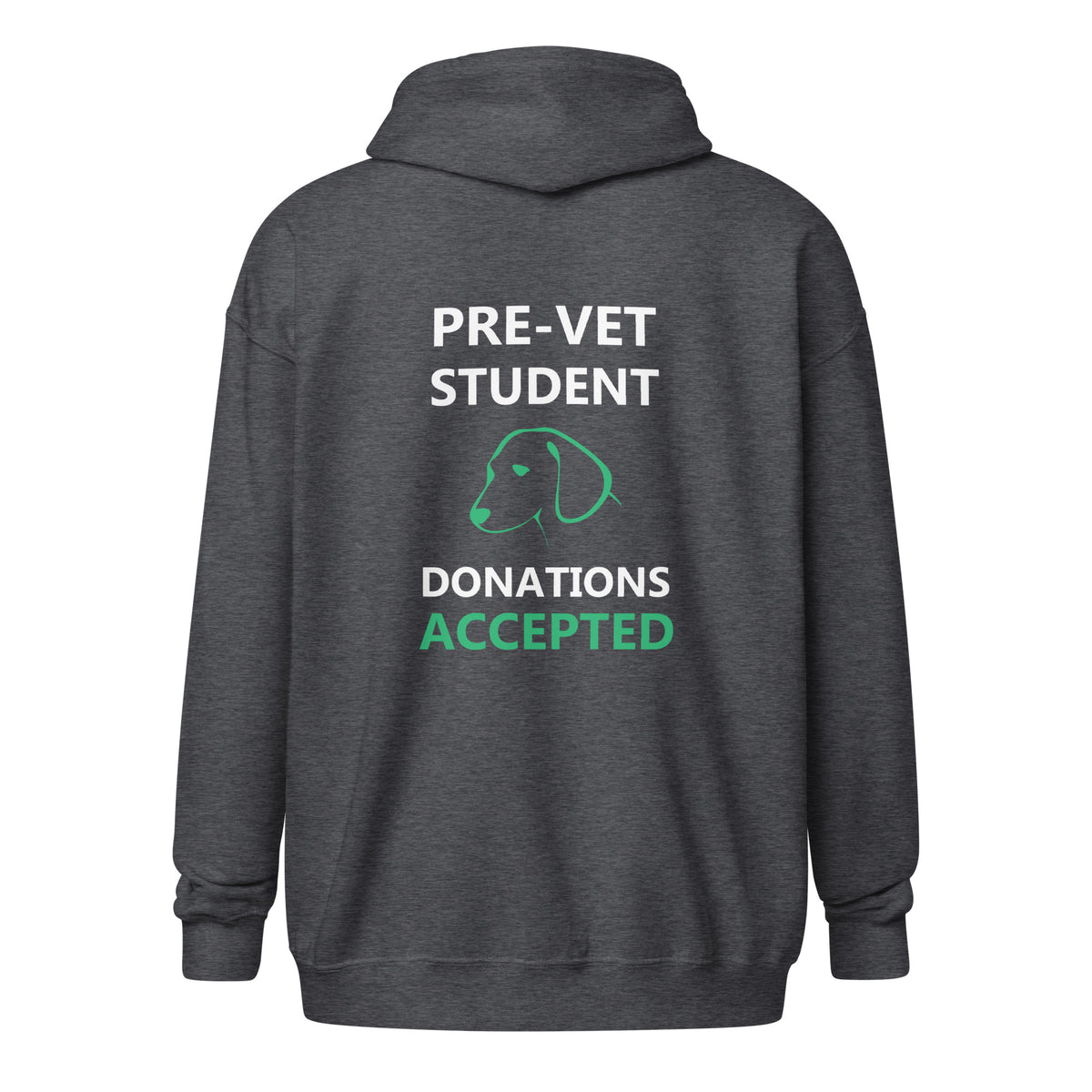 Pre - Vet Student Unisex Zip Hoodie