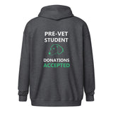 Pre - Vet Student Unisex Zip Hoodie