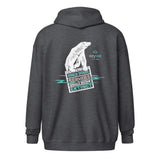 ezyVet Polar Bear Unisex Zip Hoodie