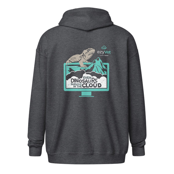 ezyVet Tuatara Unisex Zip Hoodie