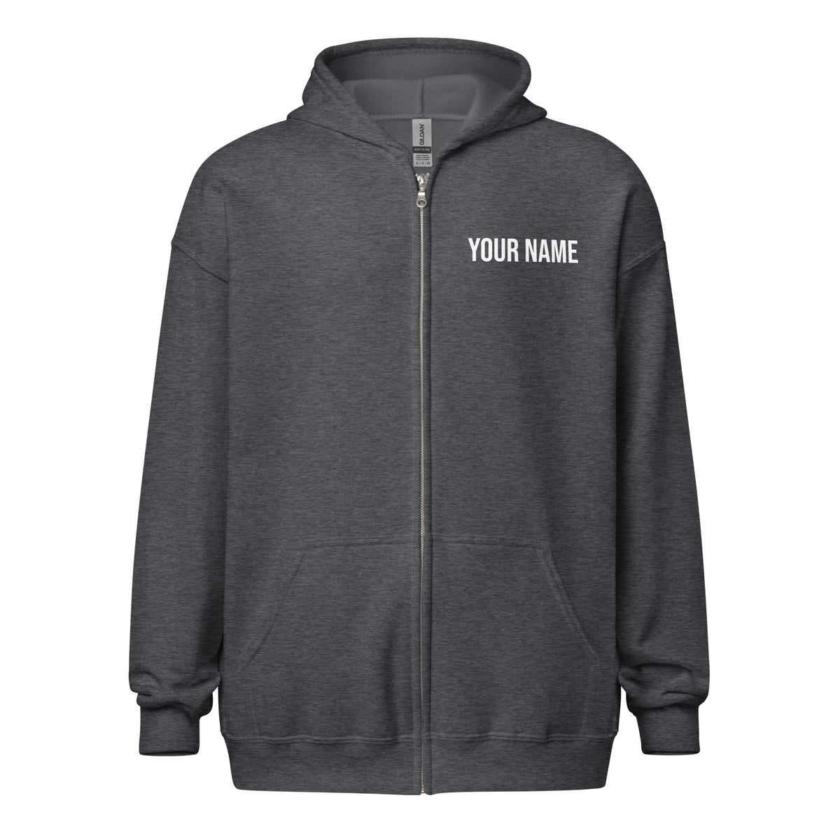Personalize with your name - Love Dog and Cat Unisex heavy blend zip hoodie-Heavy Blend Adult Zip Hoodie | Gildan G18600-I love Veterinary